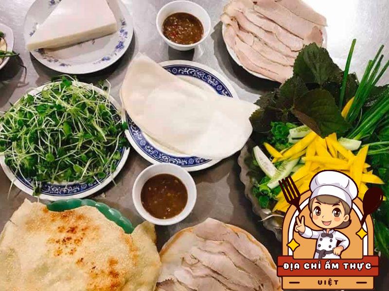 Bánh tráng thịt heo 2 đầu da